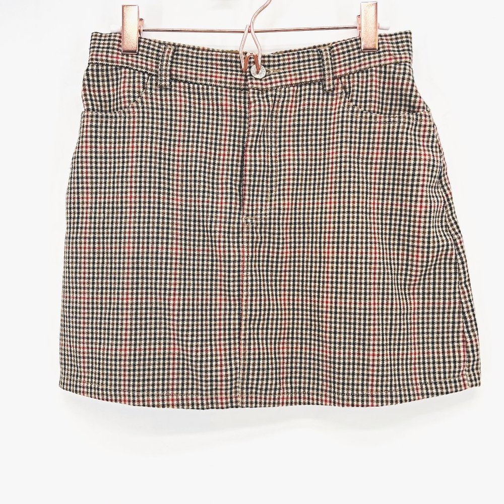 Brandy Melville Plaid Mini Skirt